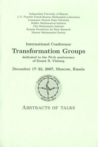 خرید و دانلود نسخه کامل کتاب International Conference Transformation Groups (abstracts of talks)_68cedae564309.jpeg خرید و دانلود نسخه کامل کتاب International Conference Transformation Groups (abstracts of talks)