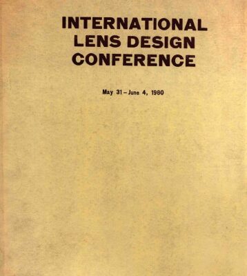 خرید و دانلود نسخه کامل کتاب International Lens Design Conference May 31-June 4,1980