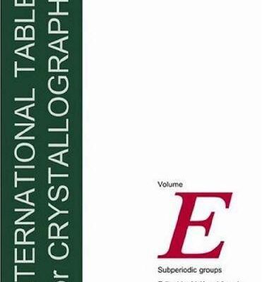 خرید و دانلود نسخه کامل کتاب International Tables for Crystallography, Vol.E: Subperiodic Groups