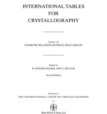 خرید و دانلود نسخه کامل کتاب International Tables for Crystallography, Volume A1: Symmetry relations between space groups