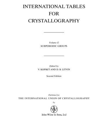 خرید و دانلود نسخه کامل کتاب International Tables for Crystallography Volume E: Subperiodic groups