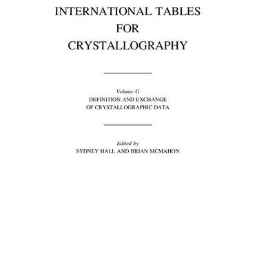 خرید و دانلود نسخه کامل کتاب International Tables for Crystallography Volume G: Definition and exchange of crystallographic data