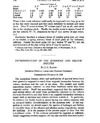 خرید و دانلود نسخه کامل کتاب Interpretation of the Hydrogen and Helium Spectra