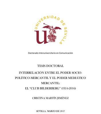 خرید و دانلود نسخه کامل کتاب Interrelación entre el Poder Socio-Político-Mercantil y el Poder Mediático Mercantil: El “Club Bilderberg” (1954-2016)