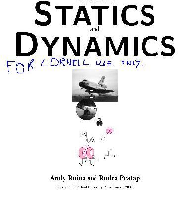 خرید و دانلود نسخه کامل کتاب Intro to Statics and Dynamics