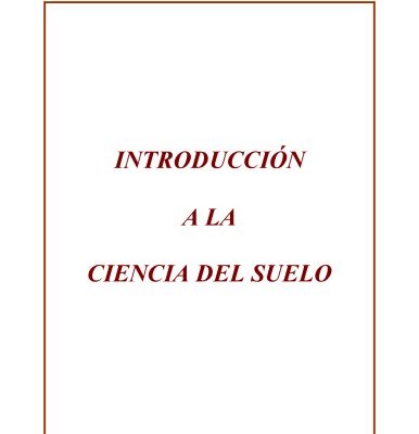 خرید و دانلود نسخه کامل کتاب Introducción a la ciencia del suelo