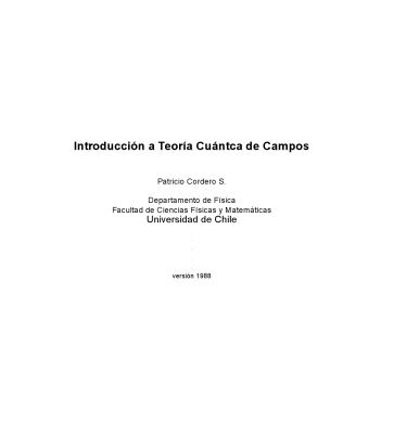 خرید و دانلود نسخه کامل کتاب Introducción a Teoría Cuántica de Campos