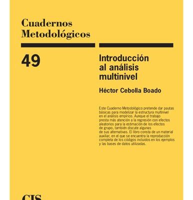 خرید و دانلود نسخه کامل کتاب Introducción al análisis multinivel