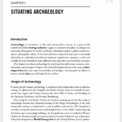 خرید و دانلود نسخه کامل کتاب Introducing archaeology second edition