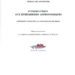 خرید و دانلود نسخه کامل کتاب Introduction aux éphémérides astronomiques