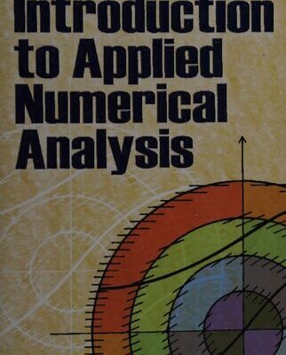 خرید و دانلود نسخه کامل کتاب Introduction to Applied Numerical Analysis