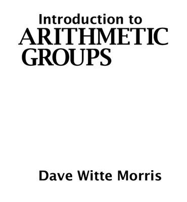 خرید و دانلود نسخه کامل کتاب Introduction to Arithmetic Groups
