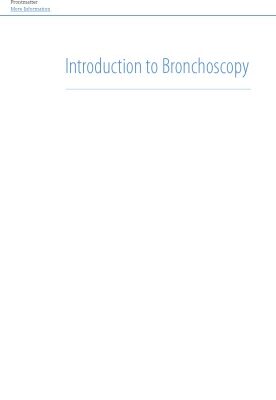 خرید و دانلود نسخه کامل کتاب Introduction to Bronchoscopy