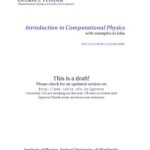 خرید و دانلود نسخه کامل کتاب Introduction to Computational Physics with examples in Julia programming language