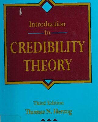 خرید و دانلود نسخه کامل کتاب Introduction to Credibility Theory