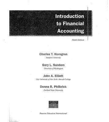 خرید و دانلود نسخه کامل کتاب Introduction to Financial Accounting