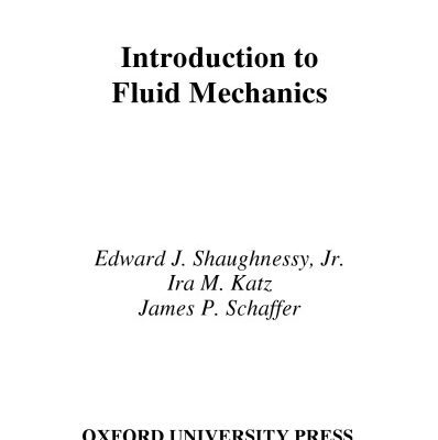 خرید و دانلود نسخه کامل کتاب Introduction to fluid mechanics