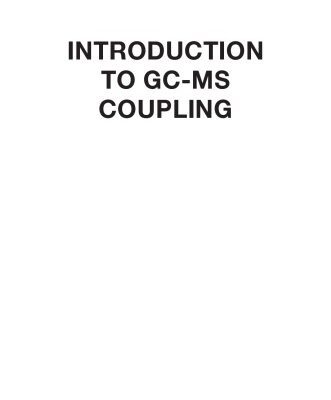 خرید و دانلود نسخه کامل کتاب Introduction to GC-MS coupling