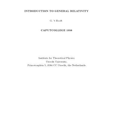 خرید و دانلود نسخه کامل کتاب Introduction to General Relativity