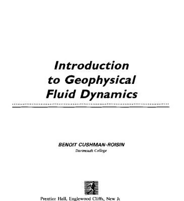 خرید و دانلود نسخه کامل کتاب Introduction to geophysical fluid dynamics