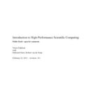 خرید و دانلود نسخه کامل کتاب Introduction to High Performance Scientific Computing