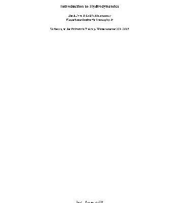 خرید و دانلود نسخه کامل کتاب Introduction to Hydrodynamics 001