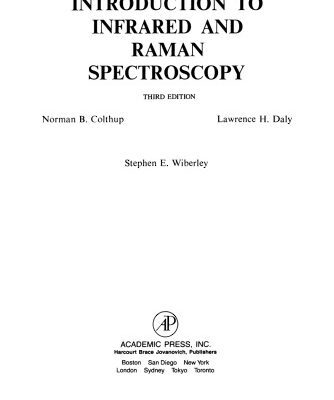 خرید و دانلود نسخه کامل کتاب Introduction to Infrared and Raman Spectroscopy