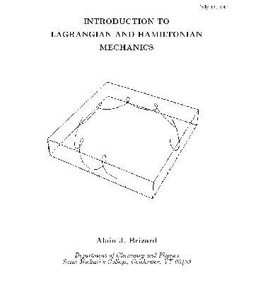 خرید و دانلود نسخه کامل کتاب Introduction to Lagrangian and Hamiltonian Mechanics