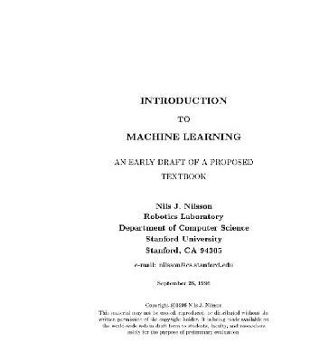 خرید و دانلود نسخه کامل کتاب Introduction to machine learning