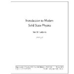 خرید و دانلود نسخه کامل کتاب Introduction to modern solid state physics