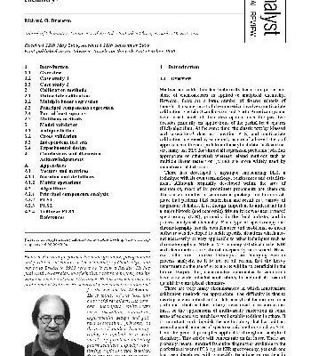 خرید و دانلود نسخه کامل کتاب Introduction to multivariate calibration in analytical chemistry