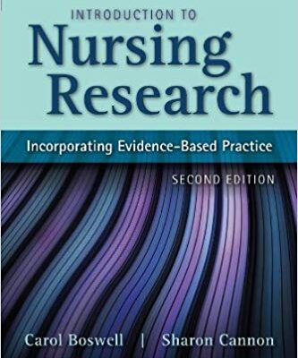 خرید و دانلود نسخه کامل کتاب Introduction To Nursing Research: Incorporating Evidence Based Practice (2nd Edition)