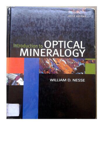 خرید و دانلود نسخه کامل کتاب Introduction to Optical Mineralogy_68c1be8c4f91d.jpeg خرید و دانلود نسخه کامل کتاب Introduction to Optical Mineralogy
