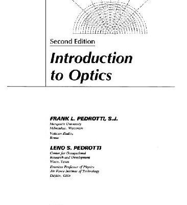 خرید و دانلود نسخه کامل کتاب Introduction to Optics