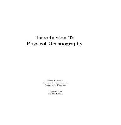 خرید و دانلود نسخه کامل کتاب Introduction to physical oceanography