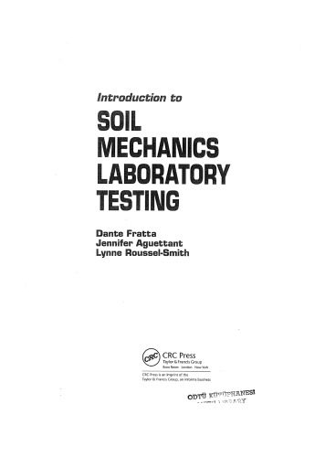 خرید و دانلود نسخه کامل کتاب Introduction to Soil Mechanics Laboratory Testing_68c1ef784d0e2.jpeg خرید و دانلود نسخه کامل کتاب Introduction to Soil Mechanics Laboratory Testing