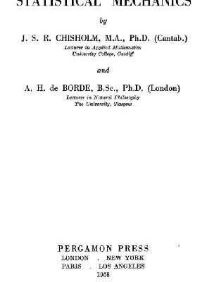خرید و دانلود نسخه کامل کتاب Introduction to Statistical Mechanics