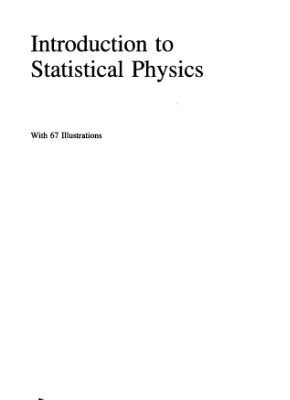 خرید و دانلود نسخه کامل کتاب Introduction to statistical physics