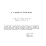 خرید و دانلود نسخه کامل کتاب Introduction to string theory. Solutions to problems