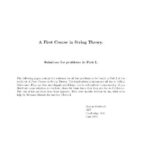 خرید و دانلود نسخه کامل کتاب Introduction to string theory. Solutions to problems