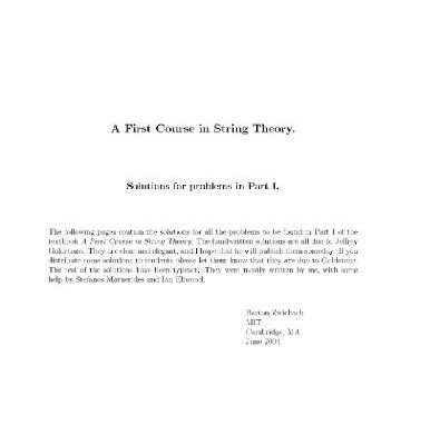 خرید و دانلود نسخه کامل کتاب Introduction to string theory. Solutions to problems