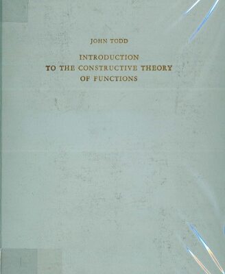خرید و دانلود نسخه کامل کتاب Introduction to the constructive theory of functions.