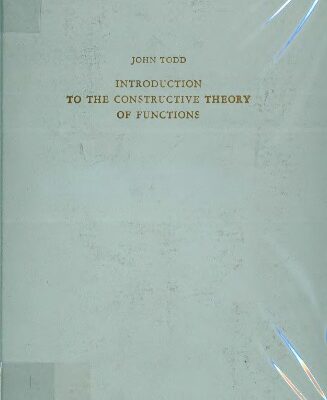خرید و دانلود نسخه کامل کتاب Introduction to the constructive theory of functions.