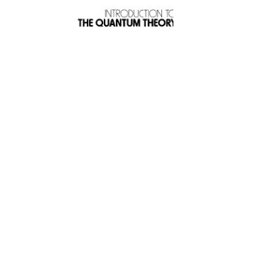 خرید و دانلود نسخه کامل کتاب Introduction to the quantum theory