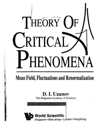 خرید و دانلود نسخه کامل کتاب Introduction to the theory of critical phenomena: mean field, fluctuations and renormalization