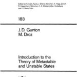 خرید و دانلود نسخه کامل کتاب Introduction to the Theory of Metastable and Unstable States