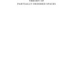 خرید و دانلود نسخه کامل کتاب Introduction to the Theory of Partially Ordered Spaces