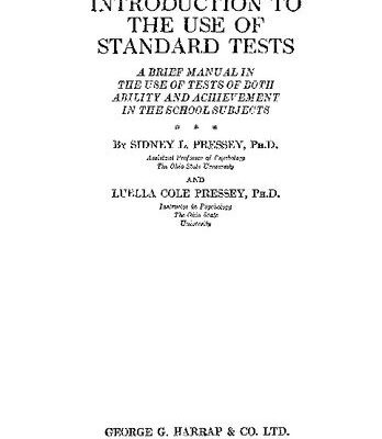 خرید و دانلود نسخه کامل کتاب Introduction to the Use of Standard Tests. A Brief Manual in the Use of Tests of Both Ability and Achievement in the School Subjects