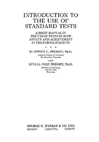 خرید و دانلود نسخه کامل کتاب Introduction to the Use of Standard Tests. A Brief Manual in the Use of Tests of Both Ability and Achievement in the School Subjects_68c6c9741ec73.jpeg خرید و دانلود نسخه کامل کتاب Introduction to the Use of Standard Tests. A Brief Manual in the Use of Tests of Both Ability and Achievement in the School Subjects