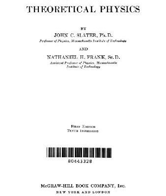 خرید و دانلود نسخه کامل کتاب Introduction to Theoretical Physics